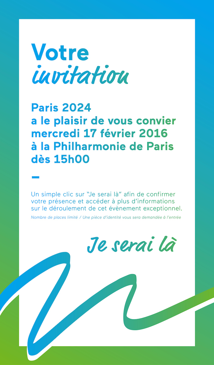 Invitation Paris2024