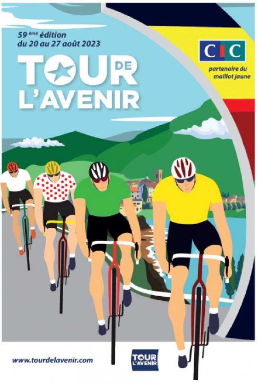 [CIC] Nouveau partenaire principal et partenaire maillot jaune du Tour de l’Avenir Hommes et Femmes