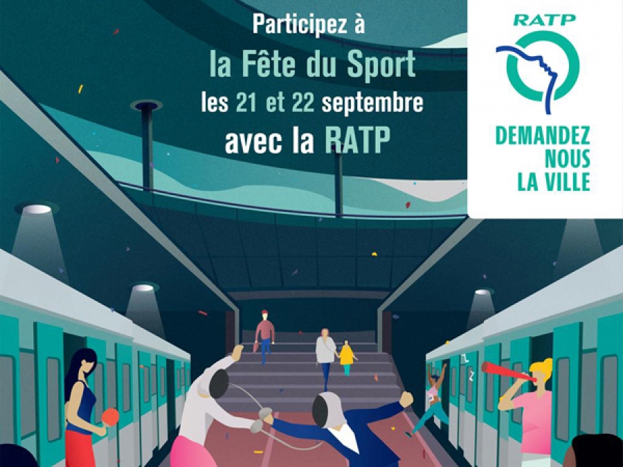 La RATP mobilise son réseau pour la Fête du Sport