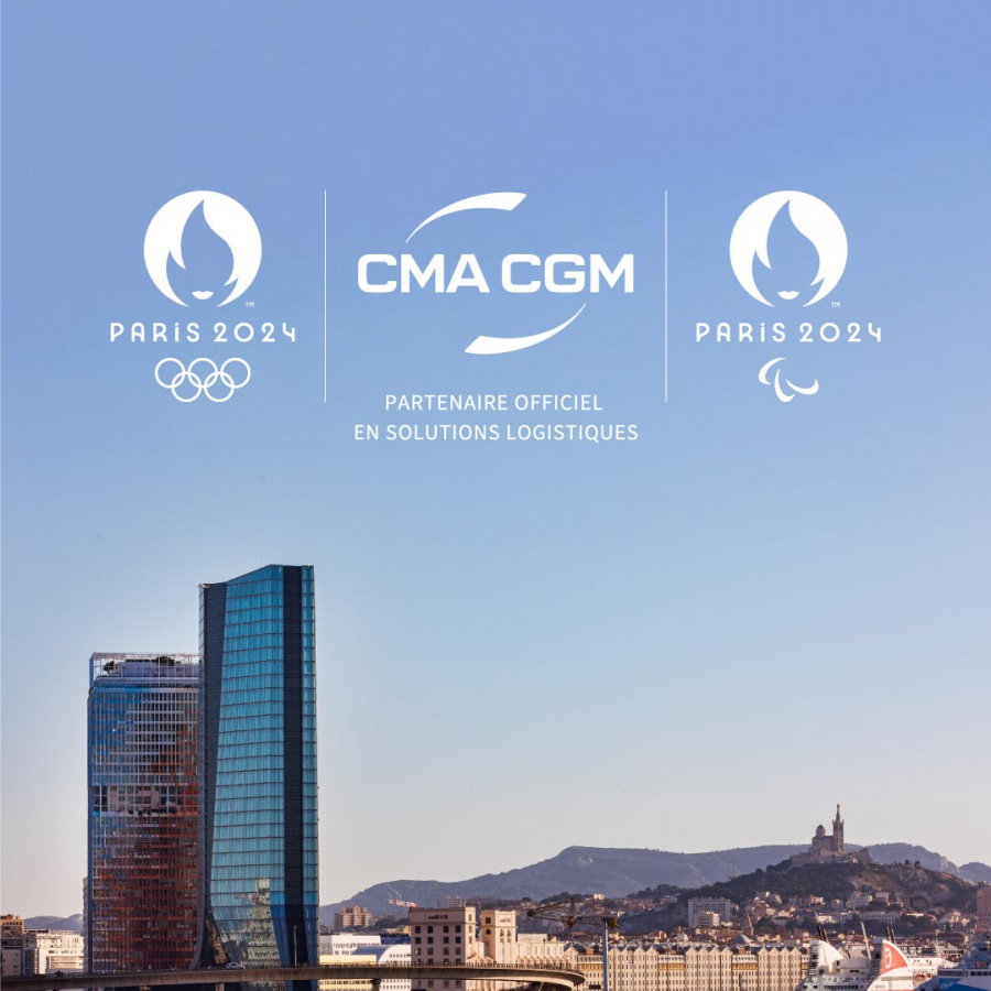 [PARIS 2024] Le Groupe CMA CGM devient Partenaire Officiel en solutions logistiques des Jeux