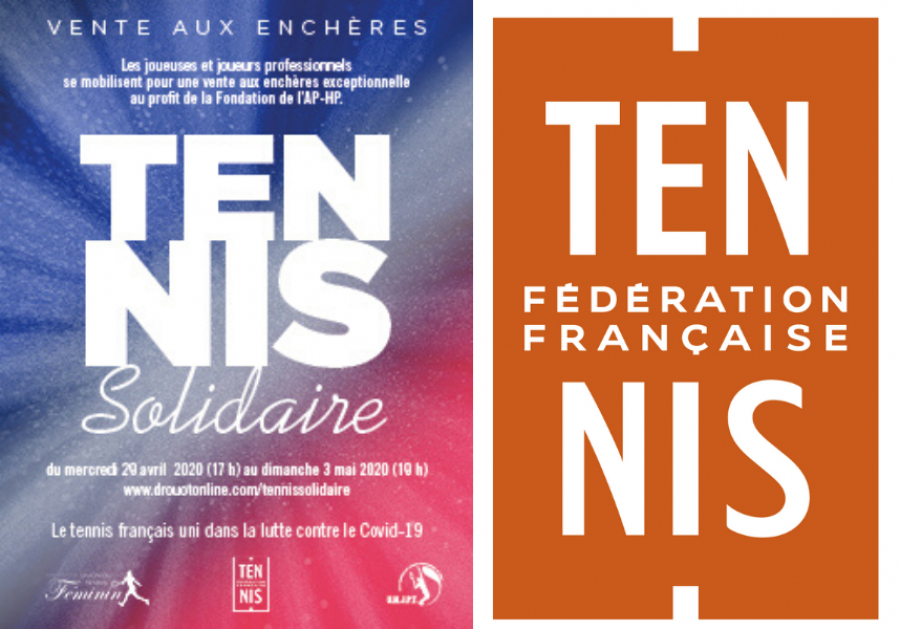 La FF Tennis se mobilise pour les soignants avec une vente aux enchères