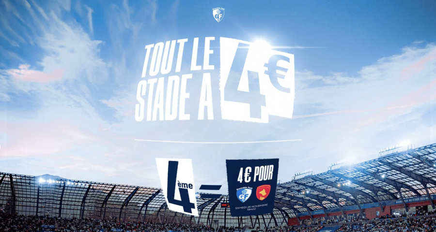 [NEWS TANK SPORT] Grenoble Foot 38 : un prix d’entrée unique à 4 euros pour fêter la 4e place du club en Ligue 2 BKT