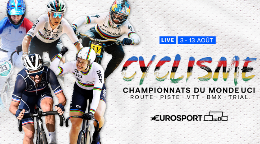 [WARNER BROS. DISCOVERY] Festival de vélo sur Eurosport en août avec l&#039;intégralité des Championnats du monde !