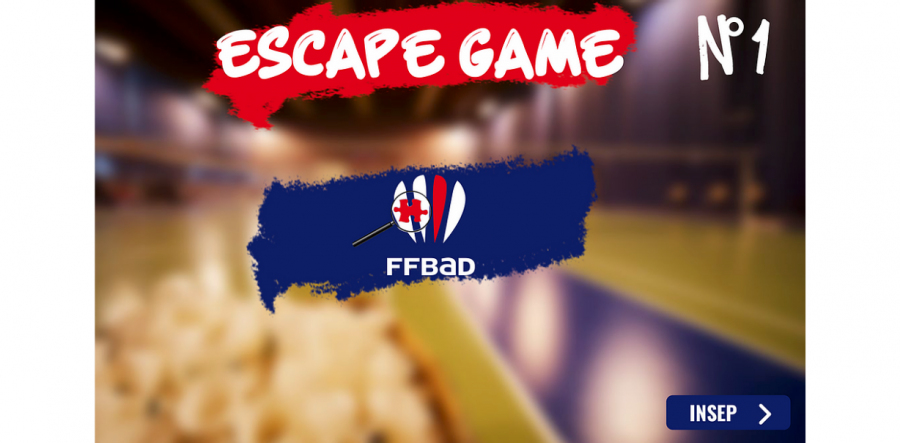La FFBaD innove avec un Escape Game virtuel