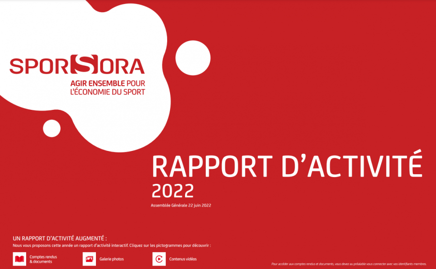 Découvrez le rapport d&#039;activité SPORSORA 2022