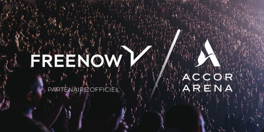 L’Accor Arena annonce son nouveau partenariat avec FREE NOW