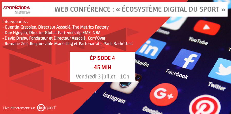 Web Conférence n°4 &quot;Écosystème Digital Sport&quot;