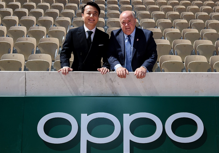 OPPO, partenaire de Roland-Garros