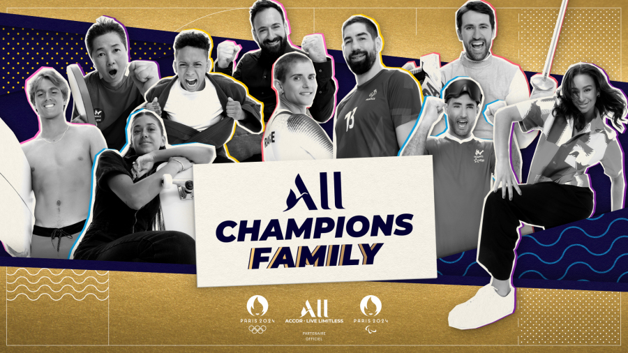 ALL - Accor Live Limitless dévoile sa team d’athlètes pour Paris 2024 : « ALL Champions Family »