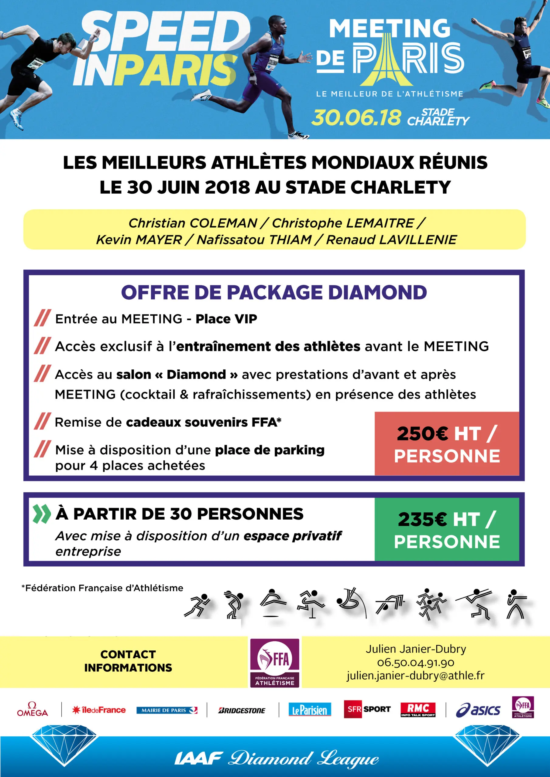 OFFRE PACKAGE VIP FFA 2018