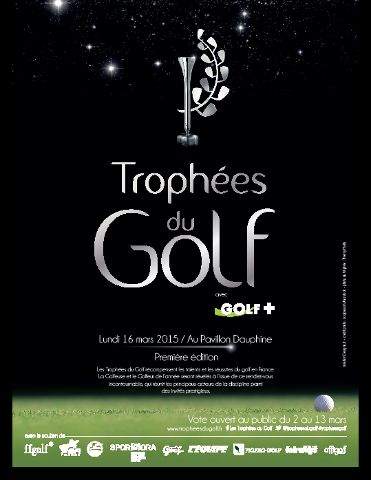 affiche trophees du golf