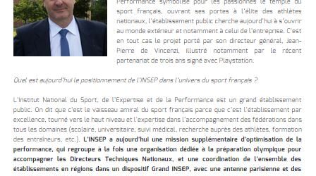 "Faire de l’INSEP une marque"