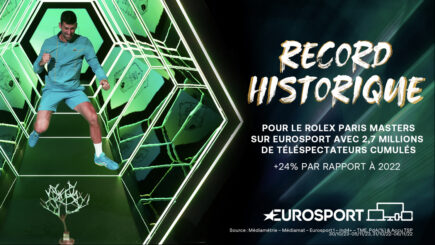 [Eurosport] Le Rolex Paris Masters signe son record historique sur Eurosport ! 