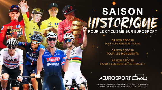 [Eurosport] Meilleure saison historique pour le cyclisme sur Eurosport ! 