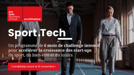 [EM Lyon] Appel à candidatures Accélérateur Sport.Tech