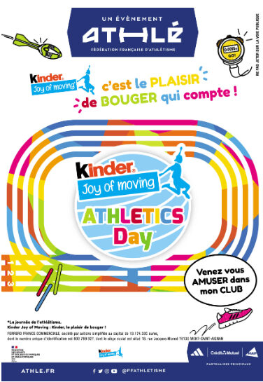 [FF ATHLETISME] La Fédération Française d’Athlétisme ouvre les portes de ses clubs à tous les 7-11 ans !