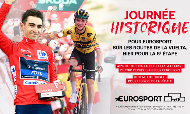 [WARNER BROS. DISCOVERY] Journée historique pour Eurosport sur les routes de la Vuelta !