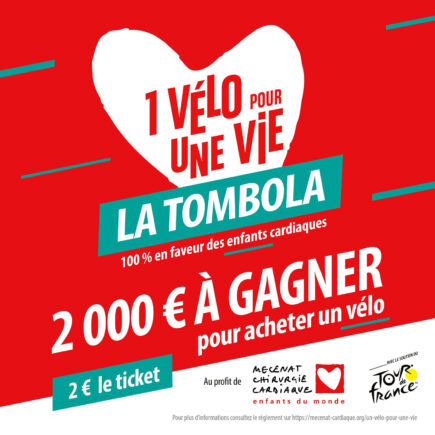[MECENAT CHIRURGIE CARDIAQUE] 1 vélo pour une vie – La Tombola