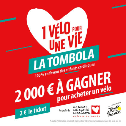 [MECENAT CHIRURGIE CARDIAQUE] 1 vélo pour une vie – La Tombola