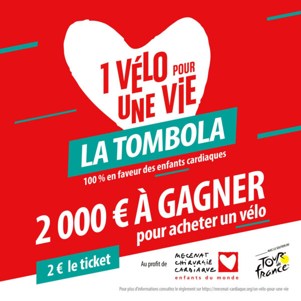 [MECENAT CHIRURGIE CARDIAQUE] 1 vélo pour une vie – La Tombola