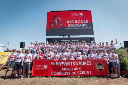[MECENAT CHIRURGIE CARDIAQUE] Étape du Tour 2023 : 14 enfants sauvés !