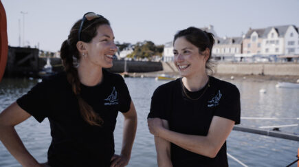 [TRANSAT JACQUES VABRE] Cap pour Elles : première course et premières sensations fortes pour Tiphaine et Pamela !.