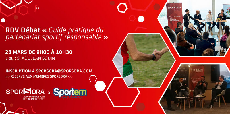 SPORTEM - RDV Débat "Guide Pratique du partenariat sportif responsable"