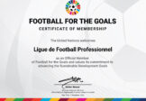 [LFP] LA LFP DEVIENT MEMBRE OFFICIEL DU PROGRAMME FOOTBALL FOR THE GOALS DES NATIONS UNIES