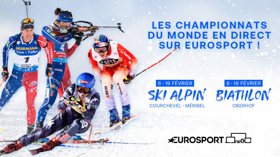 [WARNER BROS. DISCOVERY] L'intégralité des championnats du monde de ski alpin et de biathlon en direct sur Eurosport