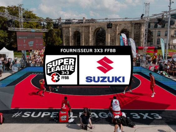 [FF BASKET] Suzuki France fournisseur de la Superleague 3x3 FFBB jusqu'en 2025