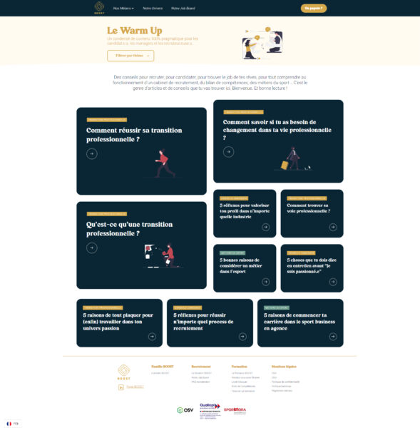 [BOOST] BOOST lance le Warm Up !