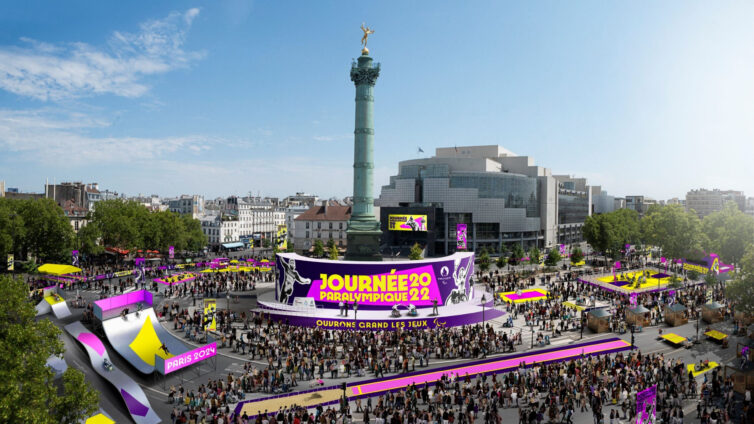 [PARIS 2024] Grand succès populaire pour la première Journée Paralympique, Place de la Bastille à Paris !