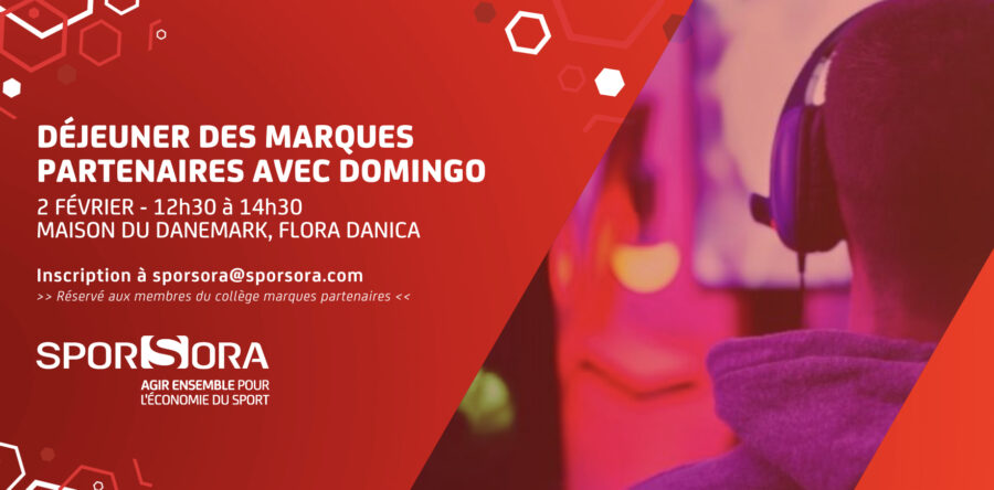 Déjeuner du collège des marques partenaires avec Domingo