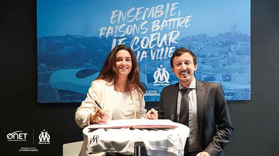 L'Olympique de Marseille et ONET renouvellent leur partenariat et s'engagent auprès du football féminin.
