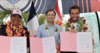 Epreuves de Surf des Jeux Olympiques de Paris 2024 en Polynésie française : la feuille de route est signée