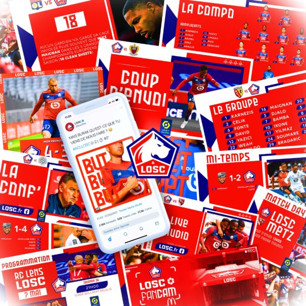 [Étude de cas des agences et prestataires] VISUL3 ÉLABORE LA CHARTE GRAPHIQUE DIGITALE DU LOSC