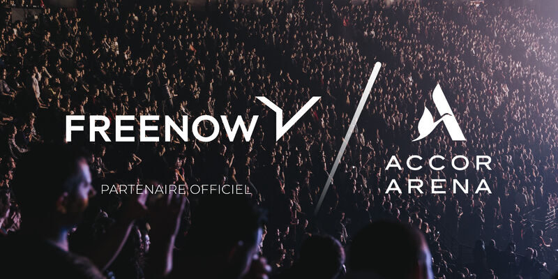 L’Accor Arena annonce son nouveau partenariat avec FREE NOW