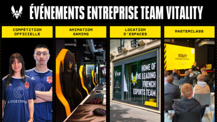 MARQUE EMPLOYEUR & TEAM BUILDING GRÂCE AU GAMING AVEC  TEAM VITALITY, LE 1ER CLUB D’ESPORT EN FRANCE