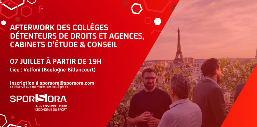 AFTERWORK des collèges détenteurs de droits et agences, cabinets d'étude & conseil