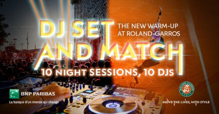 Roland-Garros 2022 : BNP Paribas installe un DJ sur le court central avant les 10 sessions nocturnes