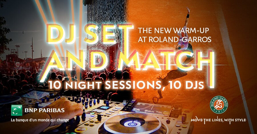 Roland-Garros 2022 : BNP Paribas installe un DJ sur le court central avant les 10 sessions nocturnes