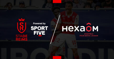 sportfive annonce la poursuite du partenariat entre LE GROUPE HEXAOM et LE STADE DE REIMS JUSQU'EN 2025