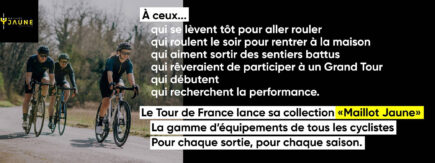 L'organisateur du tour de france, aso, annonce la nouvelle marque "Maillot Jaune"