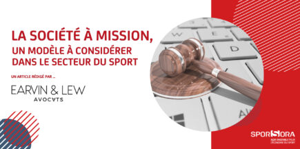 La société à mission, un modèle à considérer dans le secteur du sport
