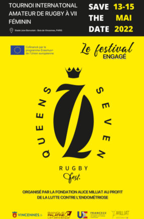 La fondation Alice Milliat organise le premier festival européen de rugby à 7 féminin amateur : le « Queens Rugby Sevens »