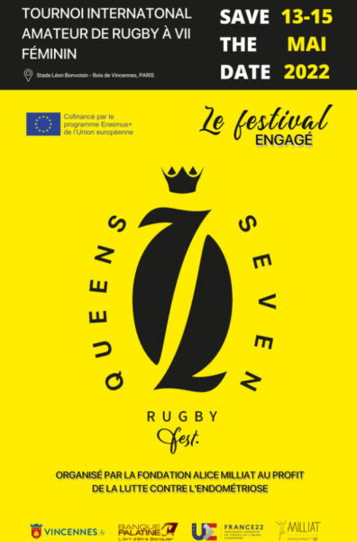 La fondation Alice Milliat organise le premier festival européen de rugby à 7 féminin amateur : le « Queens Rugby Sevens »