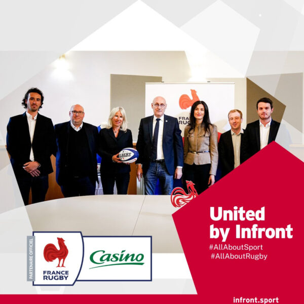 Accompagné d’Infront, Casino devient Partenaire Officiel de France Rugby jusqu’en 2024