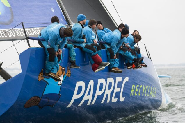 OC Sport Pen Duick annonce Paprec, Partenaire Titre de la Transat double mixte Concarneau-Saint Barthélemy  et Partenaire Principal de La Solitaire du Figaro