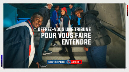 lafourmi et leroy tremblot annonce la NOUVELLE CAMPAGNE D'ABONNEMENT DU PARIS SAINT-GERMAIN : "LES VOIX DU PARC"