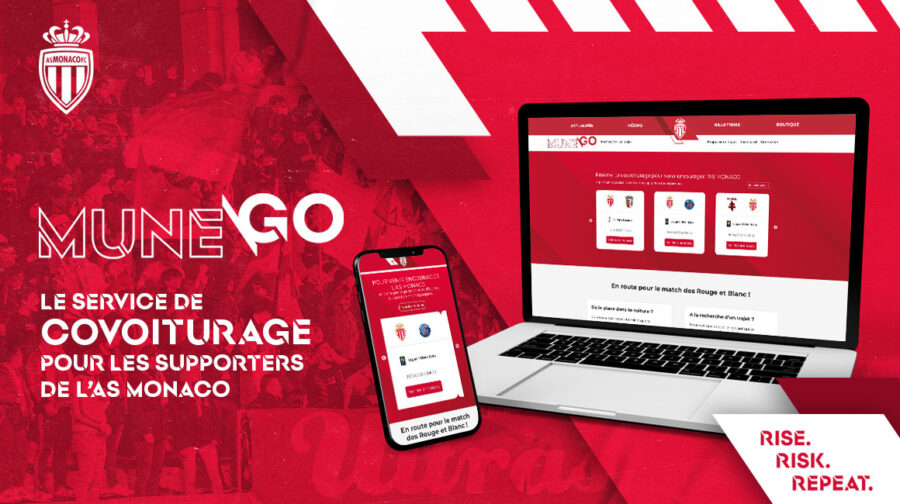 stadiumgo accompagne l'as monaco dans le lancement de leur plateforme de covoiturage pour les supporters du club